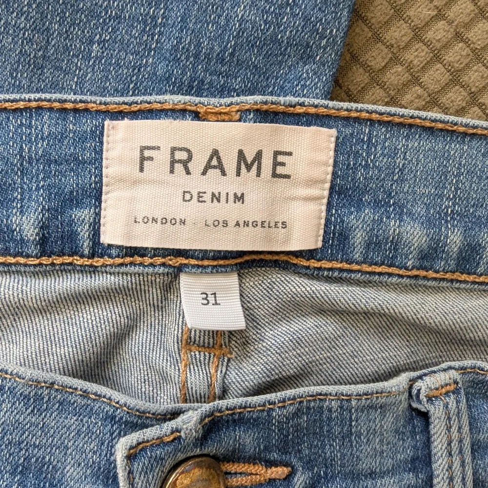 Frame Le Skinny  de Jeanna Crop Blue Women's Jeans - Picture 10 of 13